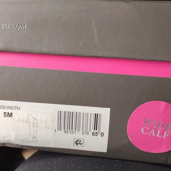 Vince Camuto Women's Poppidal Wide-Calf Stretch Riding Boots NEW Size 5 - Picture 10 of 10